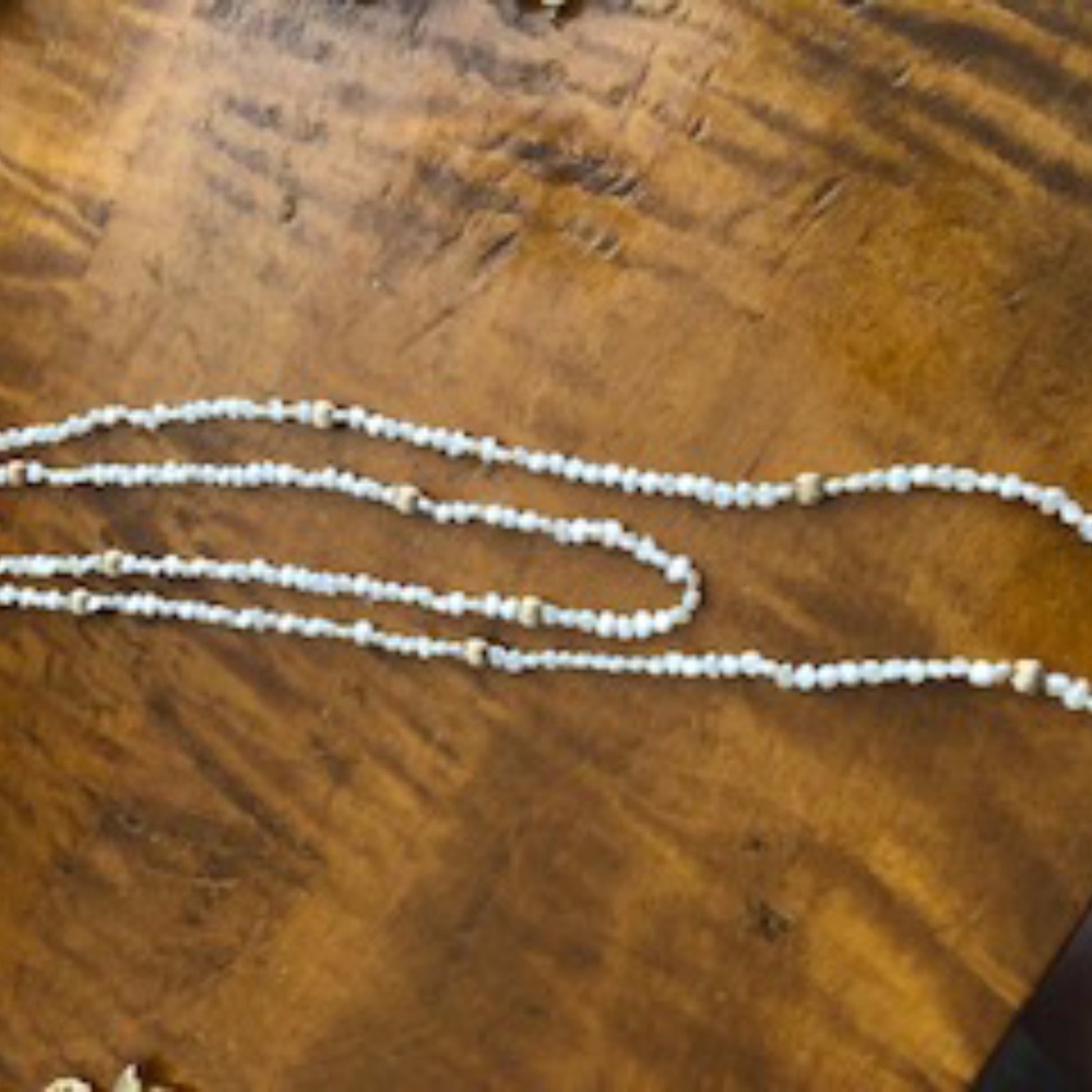 Seed pearl necklace